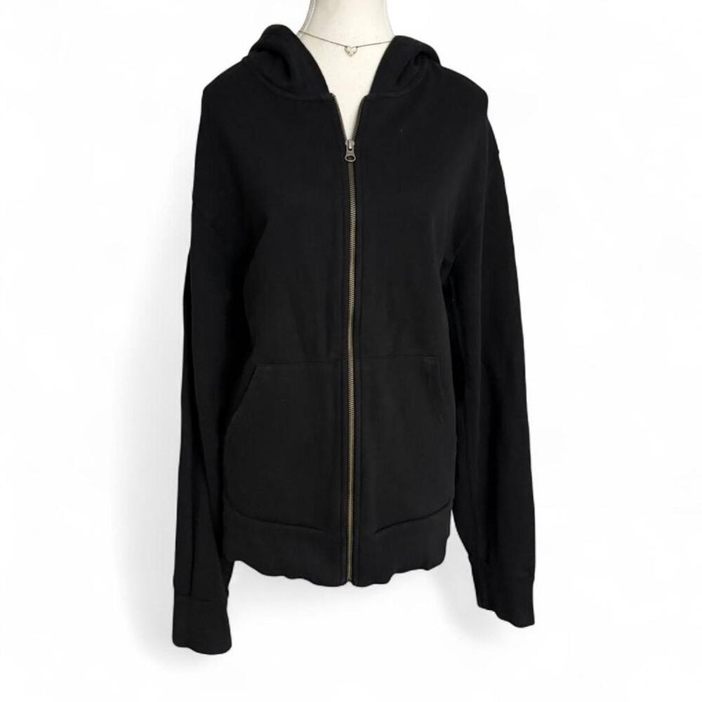 Pact black zip up hoodie Size XL 100% Organic Cotton Natural Orangic Fibers